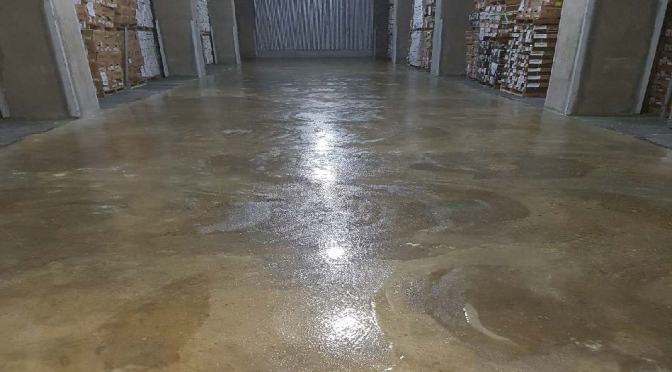 Freezer room floor repair service from Concrete Laser Flooring